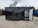 8.5' x 18' Custom Enclosed Black With Blackout Package Showcase Marketing and Event Trailer - SLE Equipment - 11