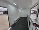 8.5' x 18' Custom Enclosed Black With Blackout Package Showcase Marketing and Event Trailer - SLE Equipment - 13