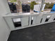 8.5' x 18' Custom Enclosed Black With Blackout Package Showcase Marketing and Event Trailer - SLE Equipment - 16