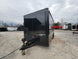 8.5' x 18' Custom Enclosed Black With Blackout Package Showcase Marketing and Event Trailer - SLE Equipment - 18