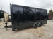 8.5' x 18' Custom Enclosed Black With Blackout Package Showcase Marketing and Event Trailer - SLE Equipment - 20