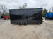 8.5' x 18' Custom Enclosed Black With Blackout Package Showcase Marketing and Event Trailer - SLE Equipment - 25