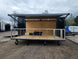 Custom Enclosed 8.5 X 24 Stage Trailer Black With Black Out Trim and Awning - SLE Equipment - 3