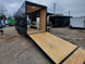 Custom Enclosed 8.5 X 24 Stage Trailer Black With Black Out Trim and Awning - SLE Equipment - 7