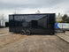 Custom Enclosed 8.5 X 24 Stage Trailer Black With Black Out Trim and Awning - SLE Equipment - 17