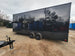 Custom Enclosed 8.5 X 24 Stage Trailer Black With Black Out Trim and Awning - SLE Equipment - 21