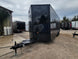 Custom Enclosed 8.5 X 24 Stage Trailer Black With Black Out Trim and Awning - SLE Equipment - 23