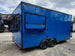 Concession Trailer 8.5' X 18' Cobalt Blue With Blackout & Walk On Roof Food Event Catering - SLE Equipment - 6