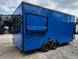 Concession Trailer 8.5' X 18' Cobalt Blue With Blackout & Walk On Roof Food Event Catering - SLE Equipment - 6