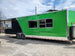 Concessions Trailer 8.5' X 30' Black and Green Food Event Catering - SLE Equipment - 5