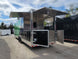 Concessions Trailer 8.5' X 30' Black and Green Food Event Catering - SLE Equipment - 10