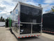 Concessions Trailer 8.5' X 30' Black and Green Food Event Catering - SLE Equipment - 30