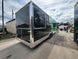 Concessions Trailer 8.5' X 30' Black and Green Food Event Catering - SLE Equipment - 32