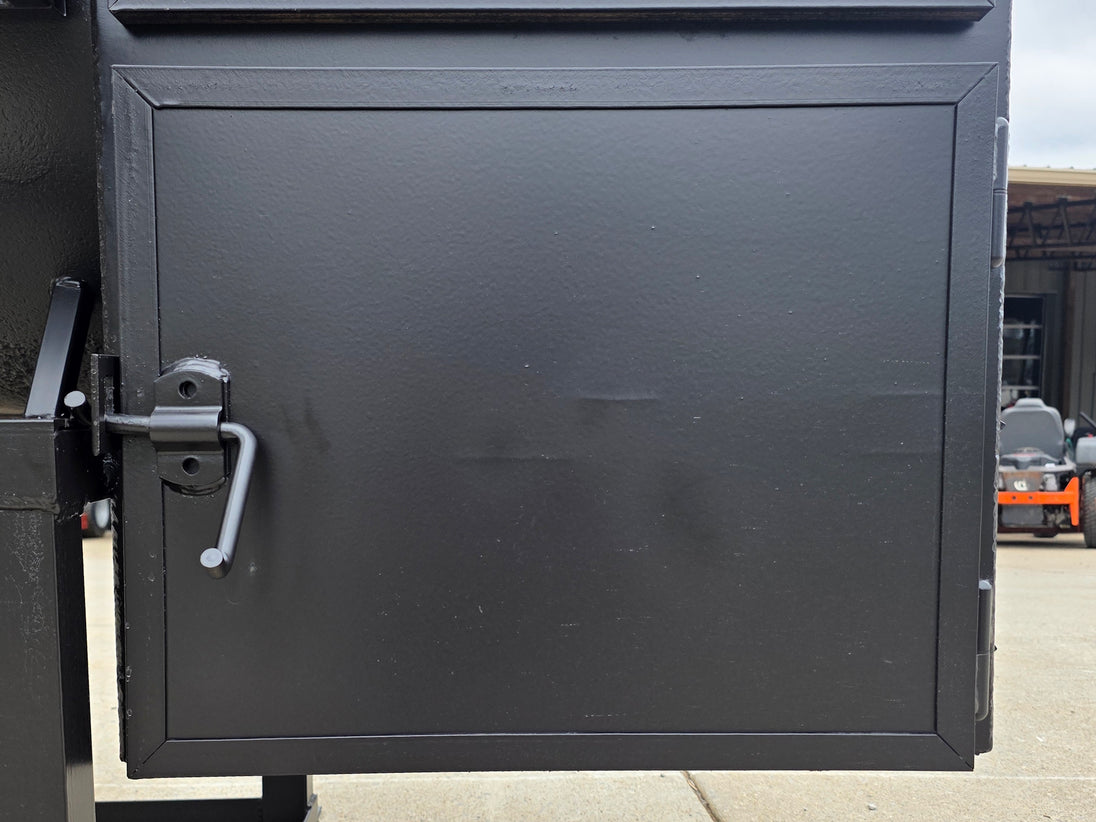 BBQ Smoker 250 Gallon Reverse Flow Patio BBQ Cooker - SLE Equipment - 18