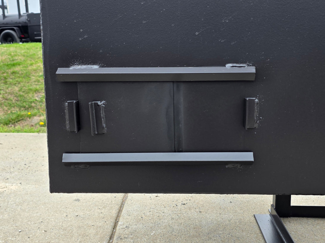 BBQ Smoker 250 Gallon Reverse Flow Patio BBQ Cooker - SLE Equipment - 10