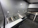 8.5' X 22' Custom BBQ Concession Trailer Victory Red With 8' Porch Black and Blackout Trim - SLE Equipment - 10