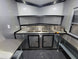 8.5' X 22' Custom BBQ Concession Trailer Victory Red With 8' Porch Black and Blackout Trim - SLE Equipment - 12
