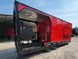 8.5' X 22' Custom BBQ Concession Trailer Victory Red With 8' Porch Black and Blackout Trim - SLE Equipment - 4
