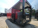8.5' X 22' Custom BBQ Concession Trailer Victory Red With 8' Porch Black and Blackout Trim - SLE Equipment - 6