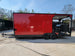 8.5' X 22' Custom BBQ Concession Trailer Victory Red With 8' Porch Black and Blackout Trim - SLE Equipment - 7