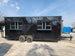 8.5' X 20' Custom Concession Trailer Black With Blackout Food Event Catering - SLE Equipment - 4