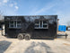 8.5' X 20' Custom Concession Trailer Black With Blackout Food Event Catering - SLE Equipment - 4
