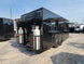 8.5' X 20' Custom Concession Trailer Black With Blackout Food Event Catering - SLE Equipment - 5