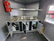 8.5' X 20' Custom Concession Trailer Black With Blackout Food Event Catering - SLE Equipment - 20