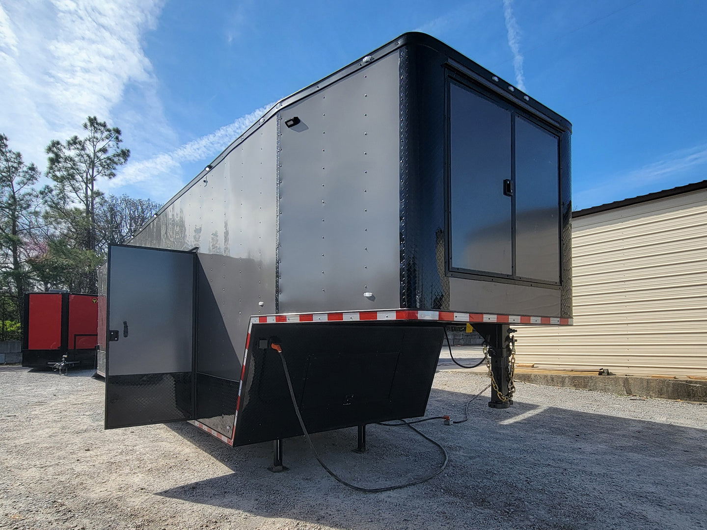8.5' X 40' Custom Concession Marketing and Merchandising Event Trailer - SLE Equipment - 3