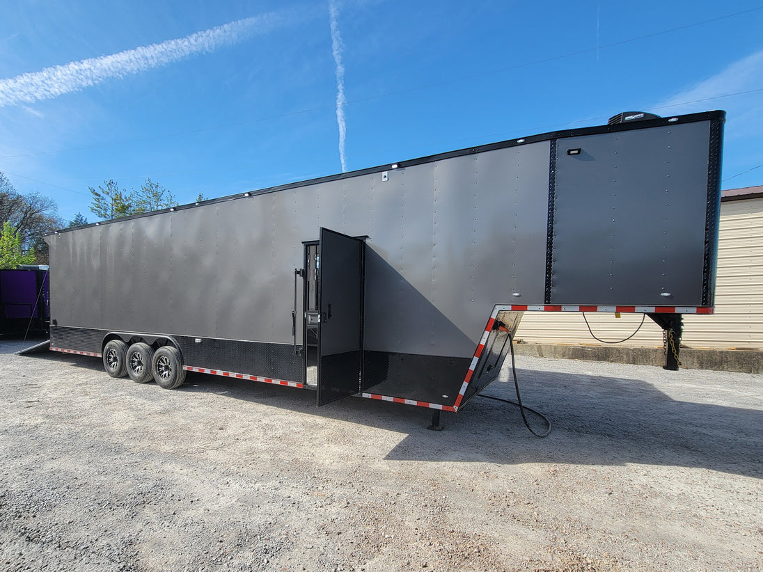 8.5' X 40' Custom Concession Marketing and Merchandising Event Trailer - SLE Equipment - 4