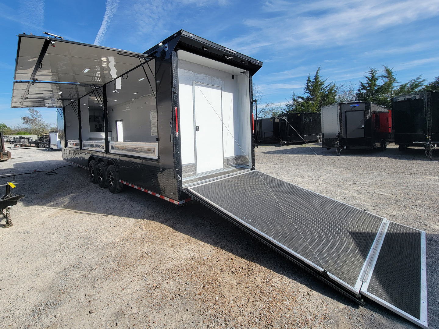 8.5' X 40' Custom Concession Marketing and Merchandising Event Trailer - SLE Equipment - 8