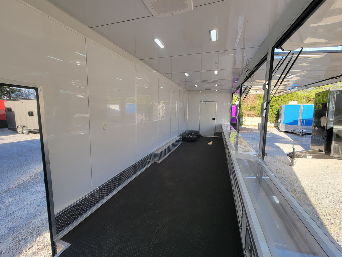 8.5' X 40' Custom Concession Marketing and Merchandising Event Trailer - SLE Equipment - 13