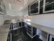 8.5' X 22' Concession Trailer With 8' Porch White With Blackout Trim BBQ Food Event Catering - SLE Equipment - 18