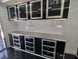 8.5' X 22' Concession Trailer With 8' Porch White With Blackout Trim BBQ Food Event Catering - SLE Equipment - 21