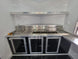 8.5' X 22' Concession Trailer With 8' Porch White With Blackout Trim BBQ Food Event Catering - SLE Equipment - 22