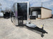 8.5' X 18' Black Concession Trailer With 8ft BBQ Porch Food Event Catering - SLE Equipment - 3