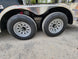 8.5' X 18' Black Concession Trailer With 8ft BBQ Porch Food Event Catering - SLE Equipment - 9