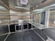 8.5' X 18' Black Concession Trailer With 8ft BBQ Porch Food Event Catering - SLE Equipment - 12