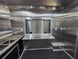 8.5' X 18' Black Concession Trailer With 8ft BBQ Porch Food Event Catering - SLE Equipment - 17