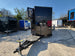 8.5' X 22' Concession Trailer Black With Blackout BBQ Event Catering 8' porch - SLE Equipment - 2