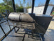 8.5' X 22' Concession Trailer Black With Blackout BBQ Event Catering 8' porch - SLE Equipment - 11