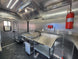 8.5' X 22' Concession Trailer Black With Blackout BBQ Event Catering 8' porch - SLE Equipment - 15