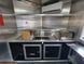 8.5' X 22' Concession Trailer Black With Blackout BBQ Event Catering 8' porch - SLE Equipment - 16