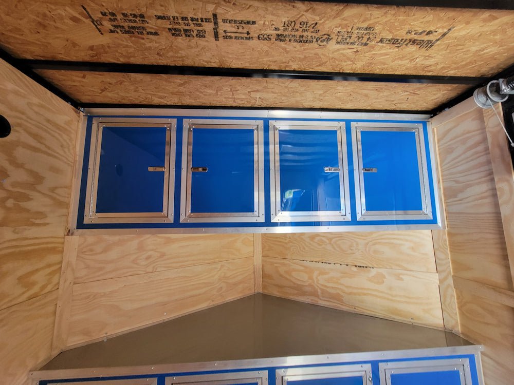 8.5' X 24' Hybrid Cobalt Blue With Blackout Trim and 16' Covered Porch - SLE Equipment - 11