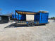 8.5' X 24' Hybrid Cobalt Blue With Blackout Trim and 16' Covered Porch - SLE Equipment - 16