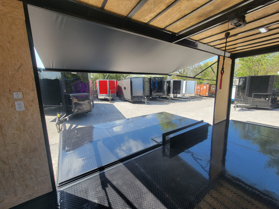 8.5' X 24' Black With Blackout Custom Stage Trailer - SLE Equipment - 10