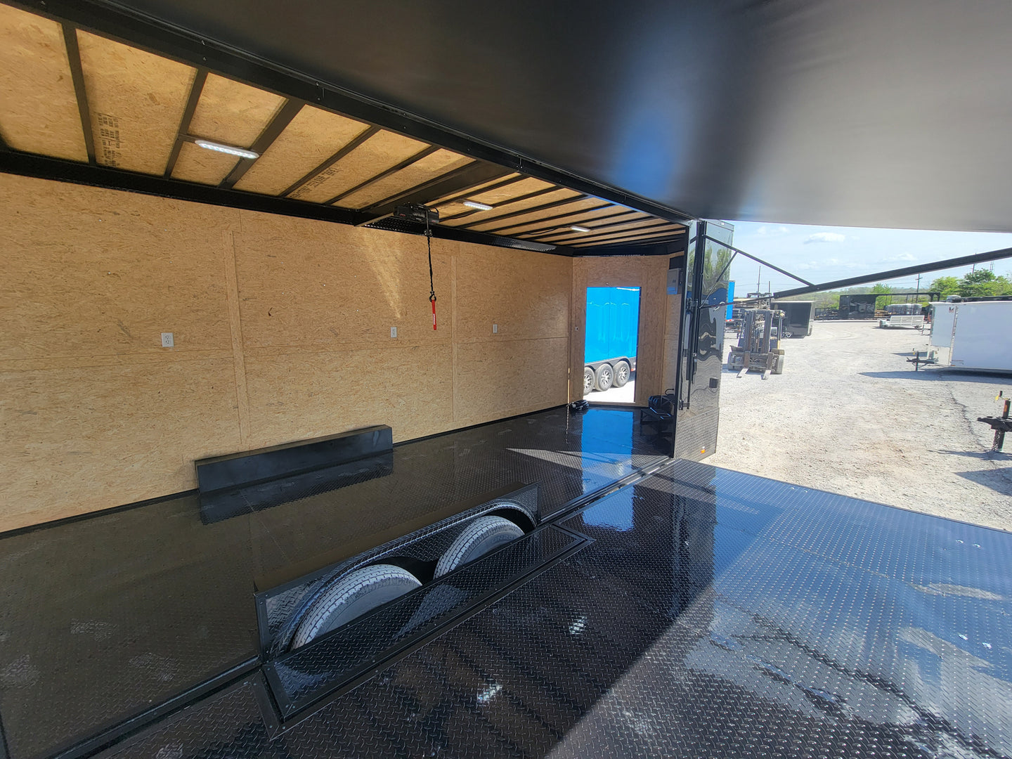 8.5' X 24' Black With Blackout Custom Stage Trailer - SLE Equipment - 15
