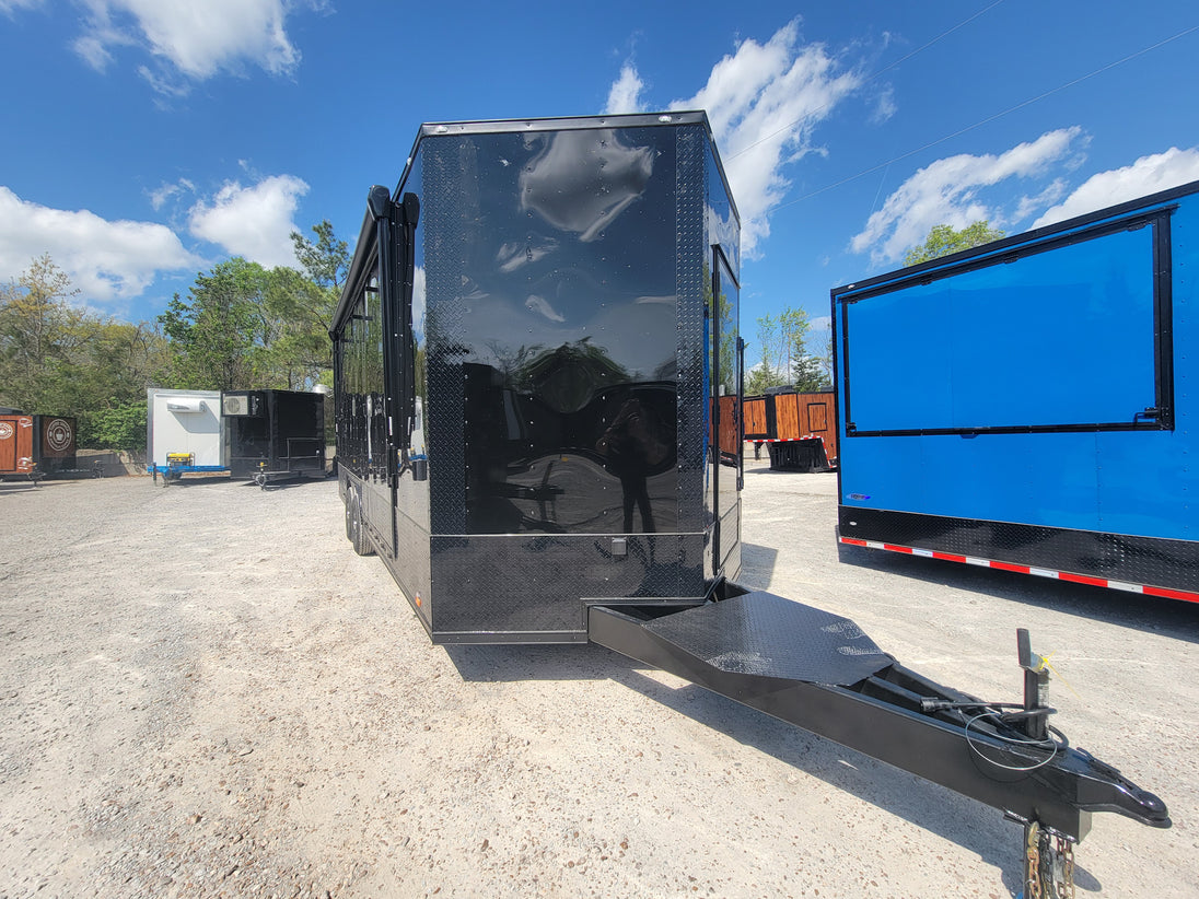 8.5' X 24' Black With Blackout Custom Stage Trailer - SLE Equipment - 19