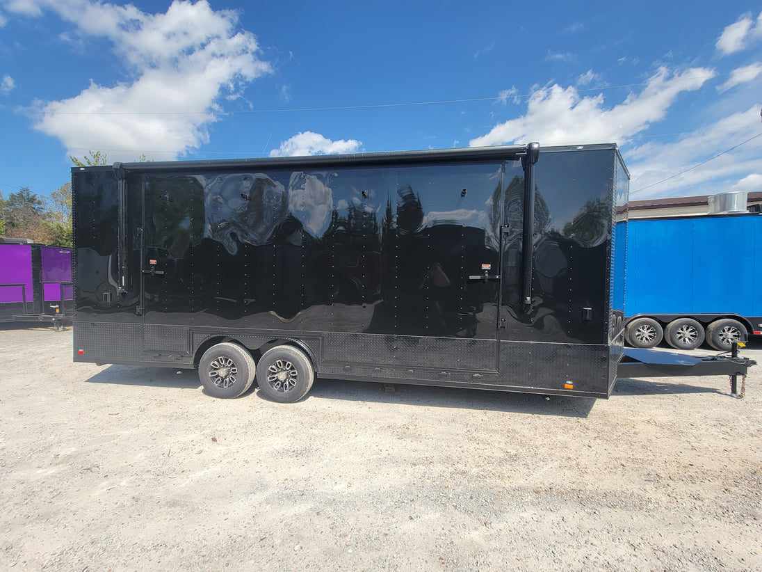 8.5' X 24' Black With Blackout Custom Stage Trailer - SLE Equipment - 20