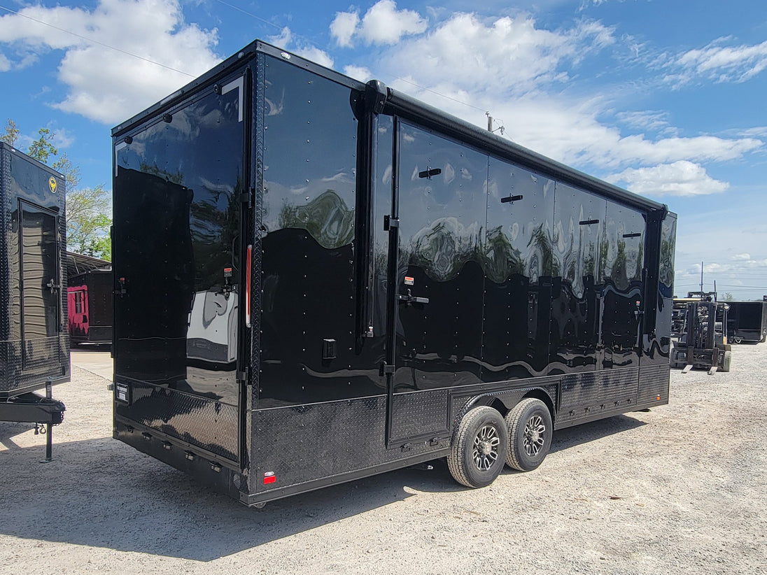 8.5' X 24' Black With Blackout Custom Stage Trailer - SLE Equipment - 21